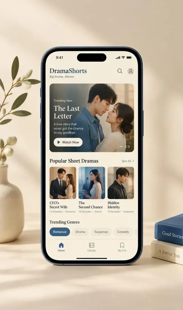 黄果漫剧 App 手机端界面展示